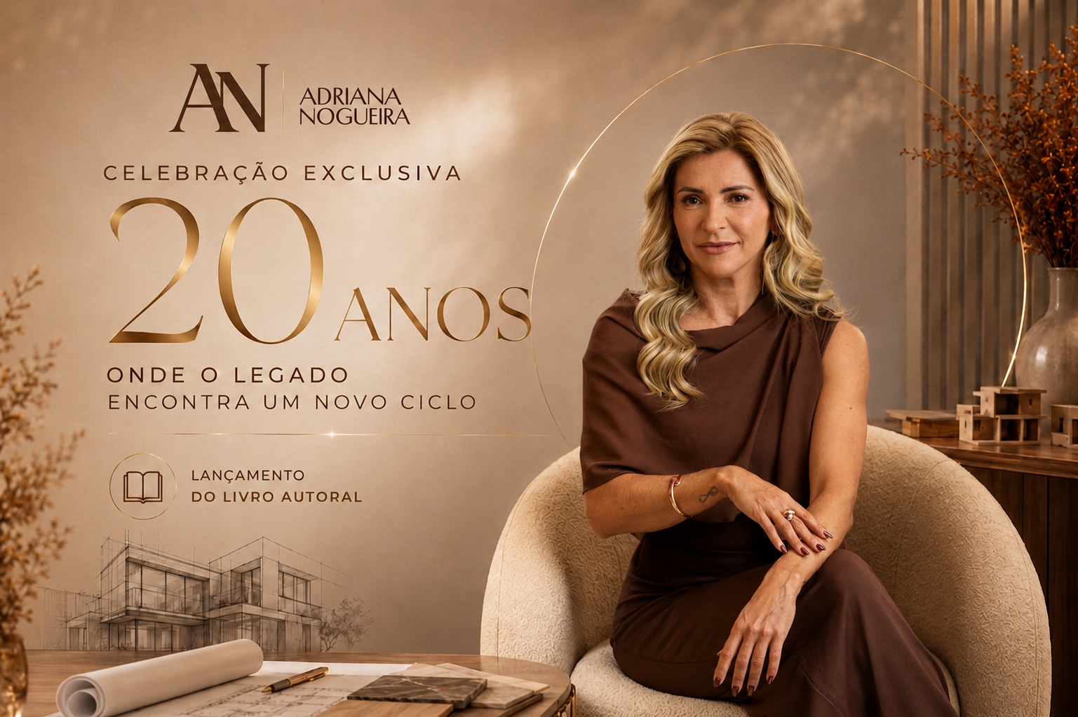 Celebração exclusiva 20 anos — Adriana Nogueira